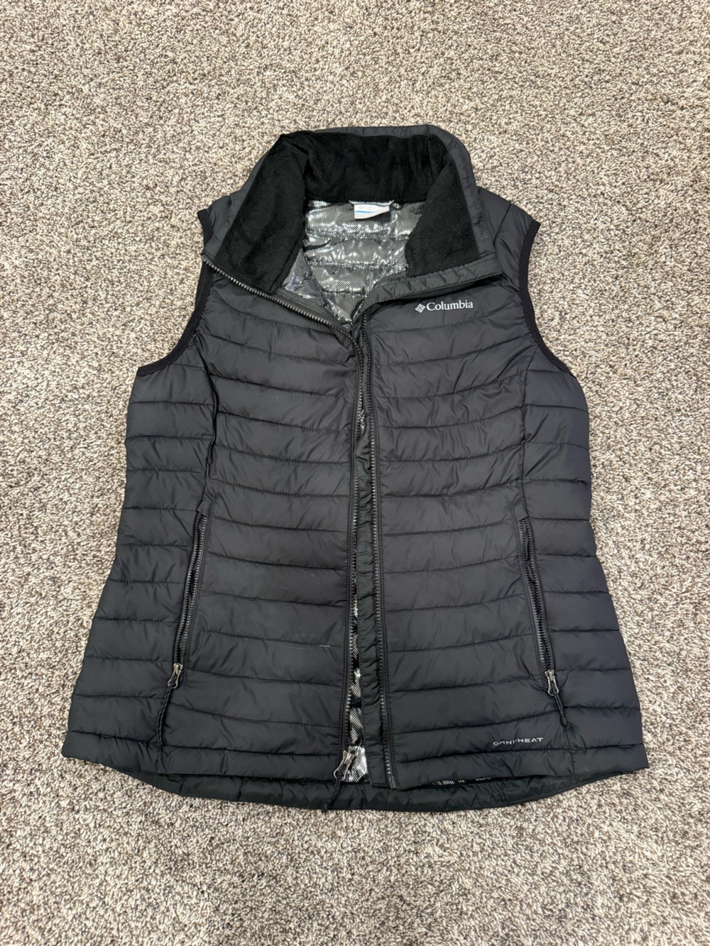 Columbia Black Quilted Lightweight Women's Vest